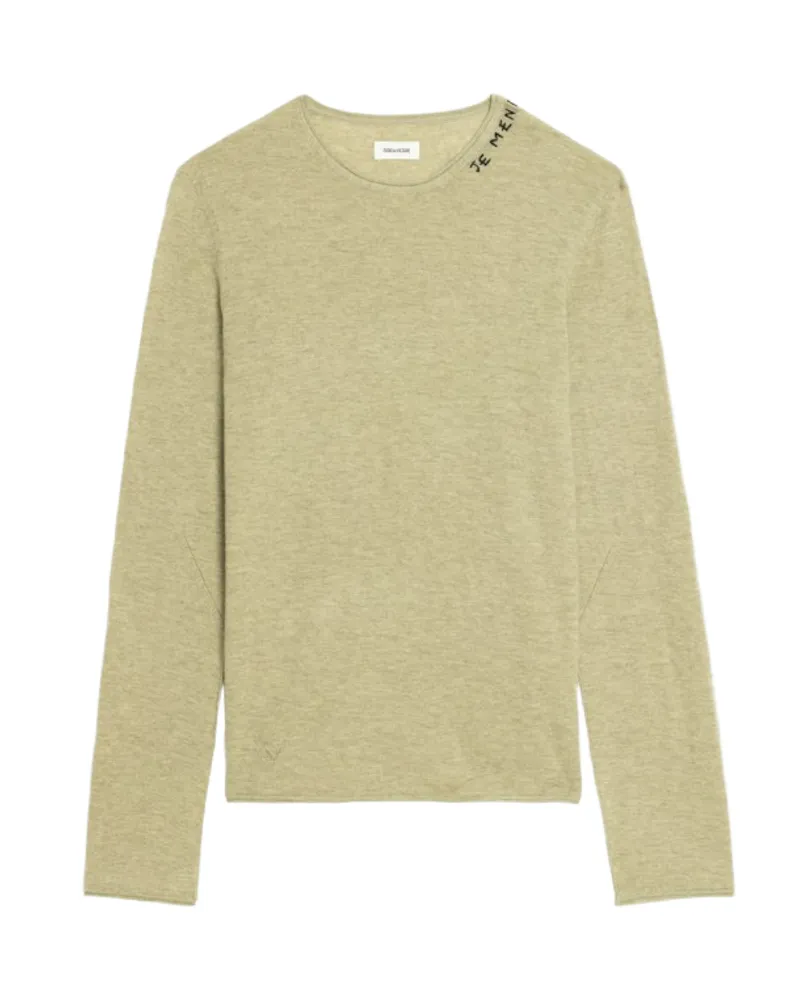 Zadig & Voltaire Teiss Pullover 100% Kaschmir Grün