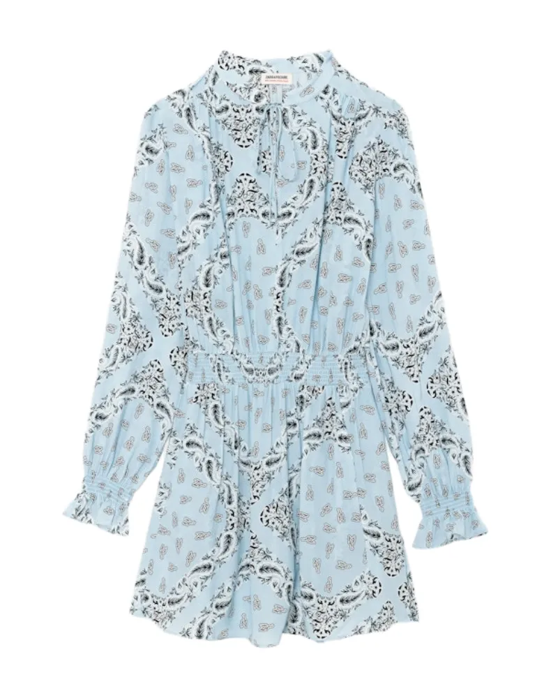 Zadig & Voltaire Kleid Rayados Blau