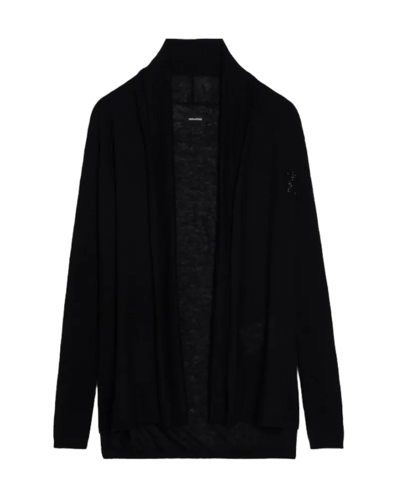 Zadig & Voltaire Cardigan Robyn 100% Kaschmir Schwarz