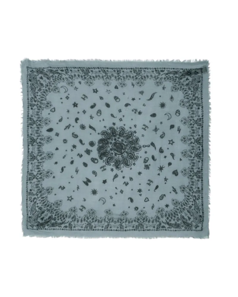 Zadig & Voltaire Schal Nuage Bandana 90 Blau