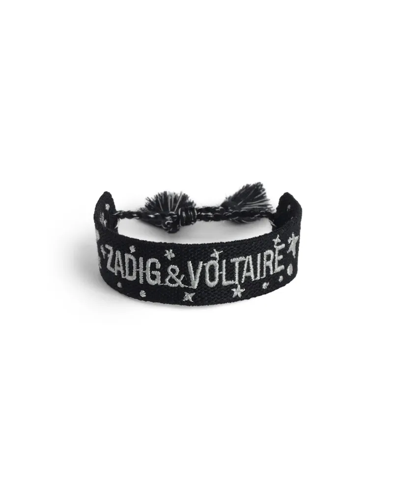 Zadig & Voltaire Gewebtes Armband Zadig Schwarz