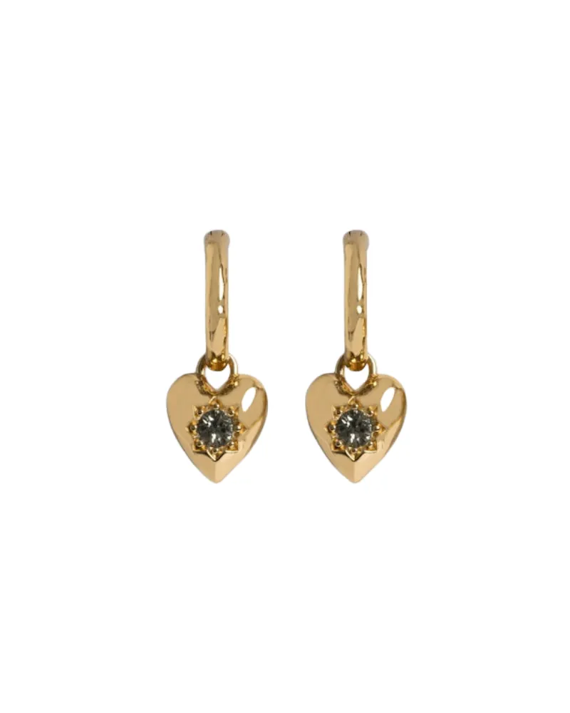 Zadig & Voltaire Heartbreaker Ohrringe Gelb