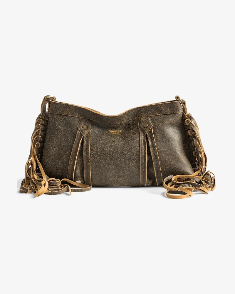 Zadig & Voltaire Tasche Sunny Moody Fringes Braun