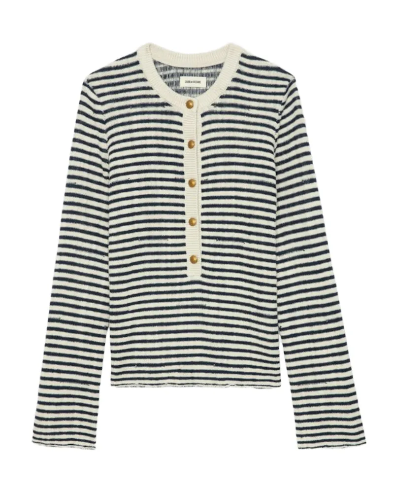 Zadig & Voltaire Pullover Mandala Blau