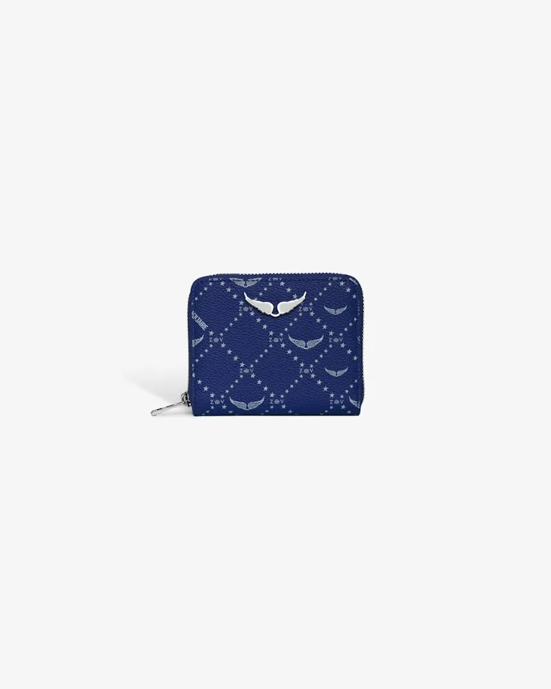 Zadig & Voltaire Mini Zv Monogram Geldbörse Electric