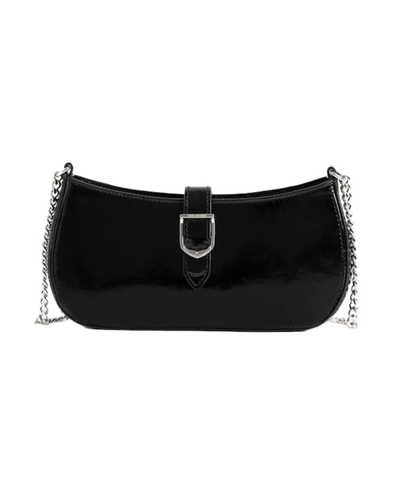 Zadig & Voltaire Janis Vintage Patent Tasche Schwarz