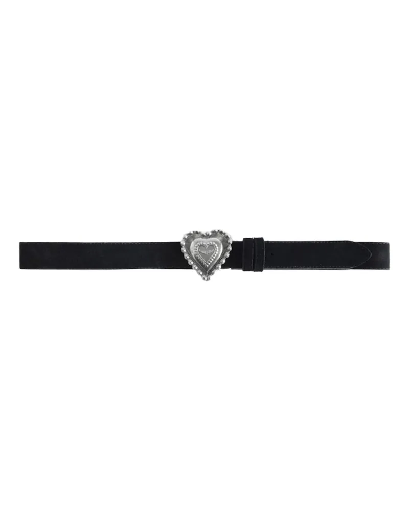Zadig & Voltaire Gürtel Santa Fe Crush 30mm Schwarz