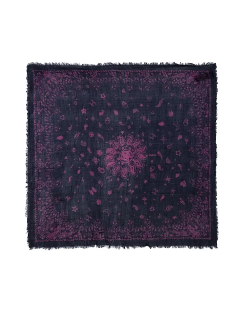 Zadig & Voltaire Schal Nuage Bandana 90 Blau