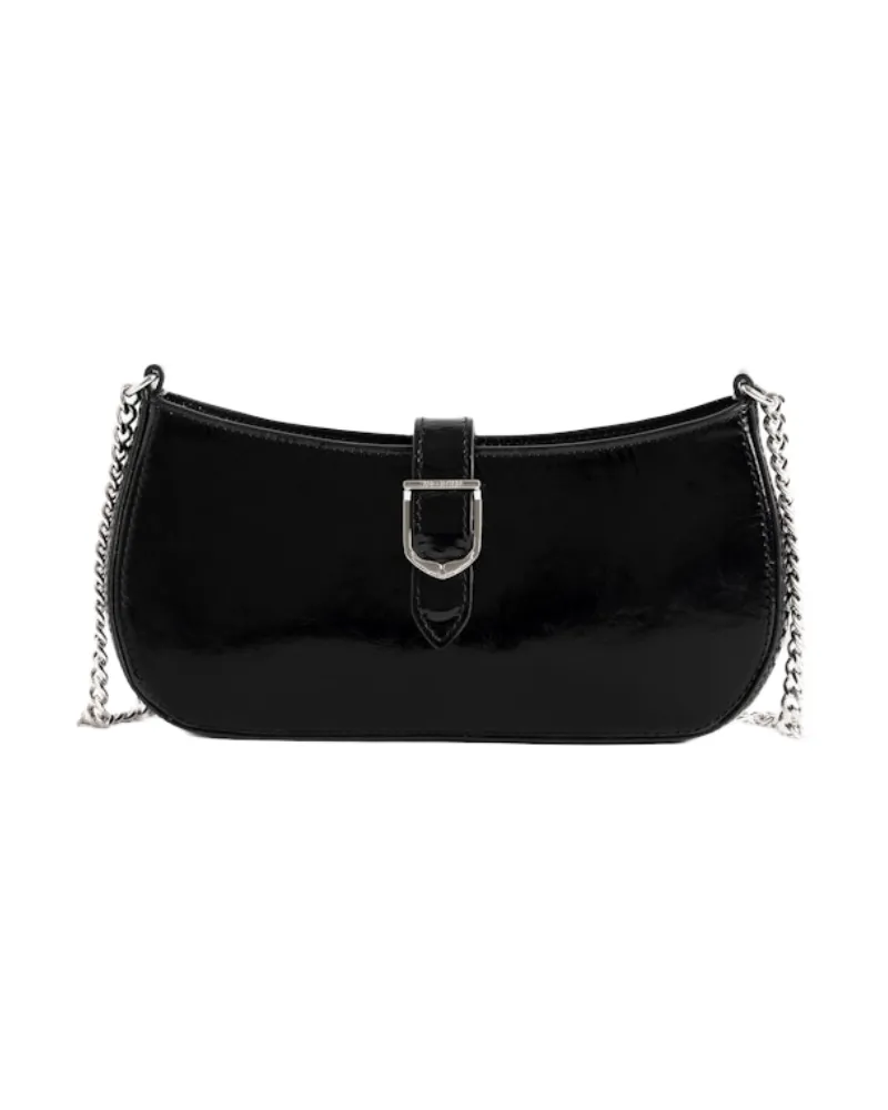 Zadig & Voltaire Janis Vintage Patent Tasche Schwarz
