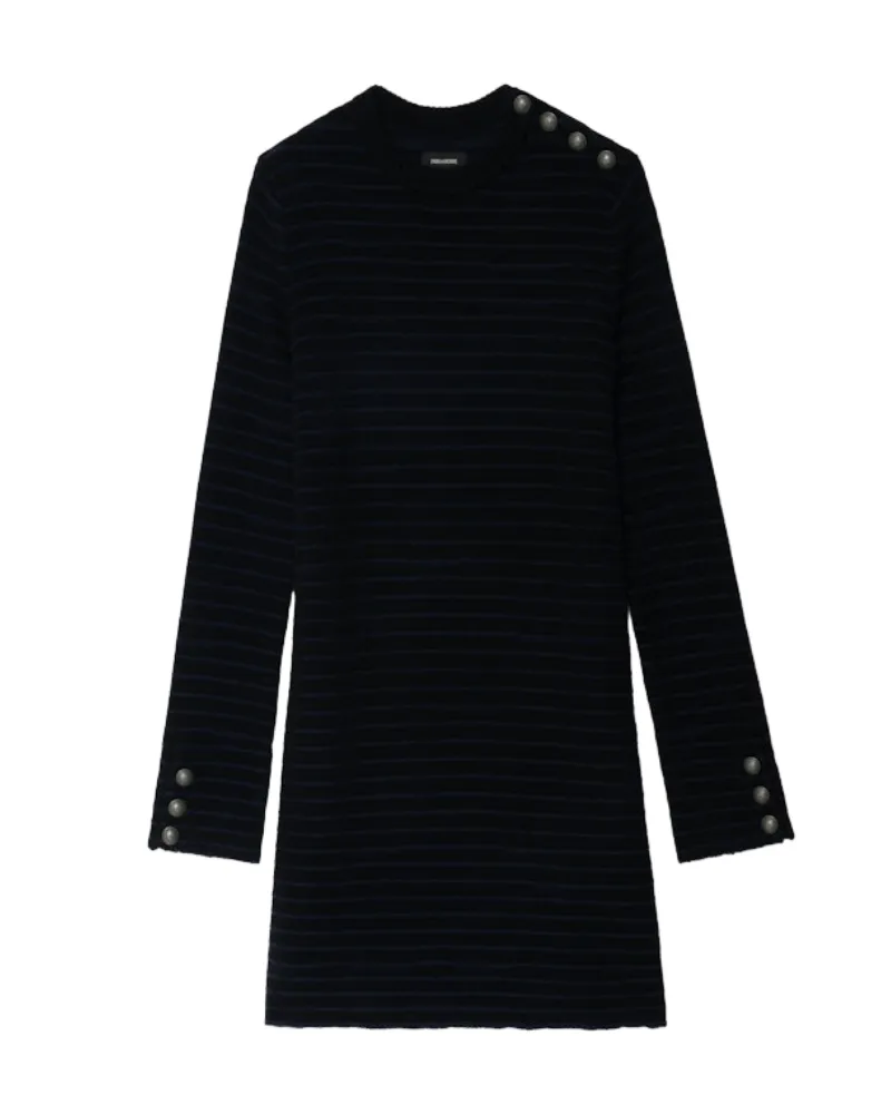 Zadig & Voltaire Kleid Maltyd Schwarz