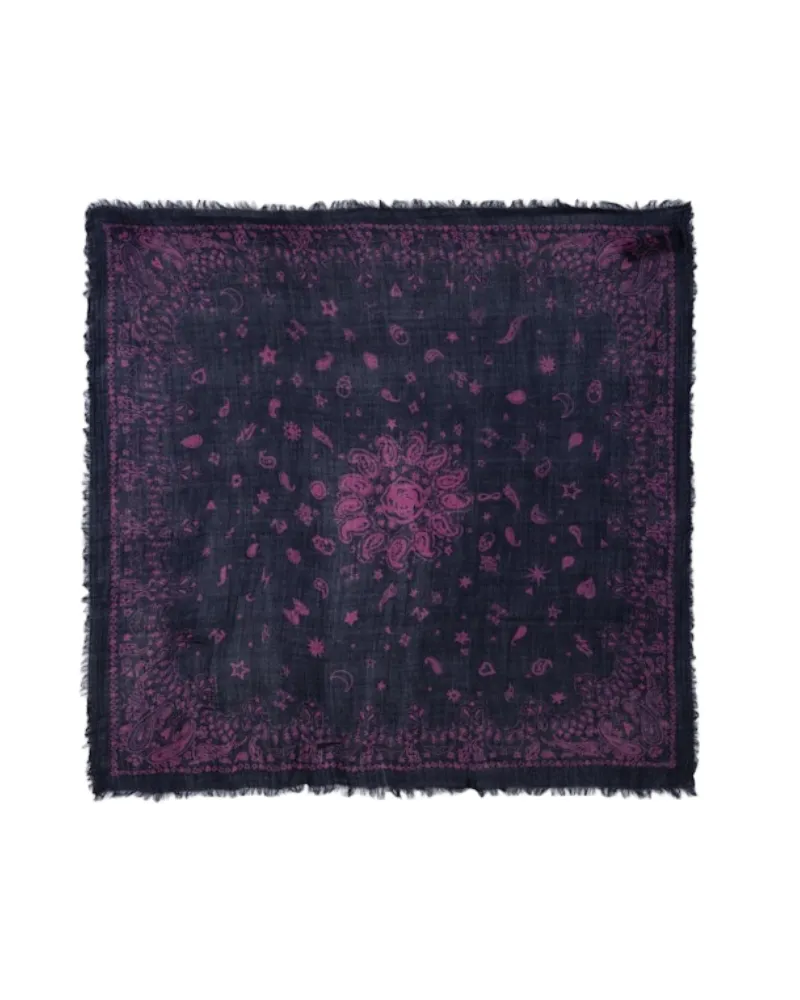 Zadig & Voltaire Schal Nuage Bandana 90 Blau