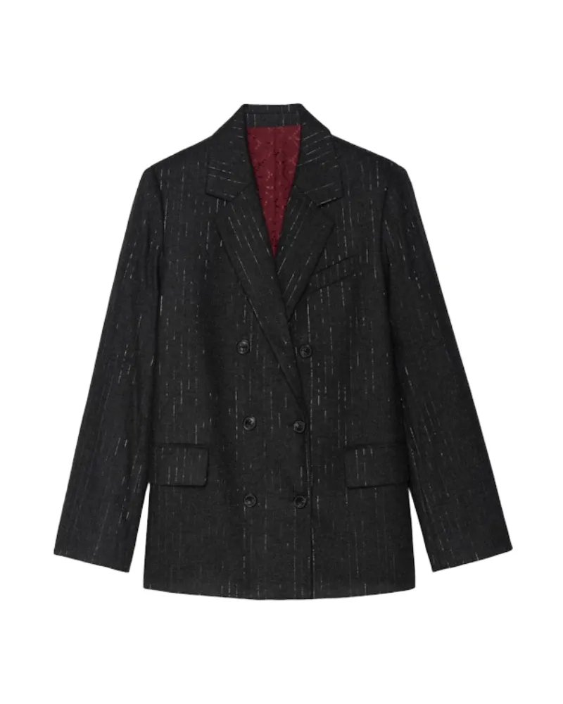 Zadig & Voltaire Blazer Vaska Grau