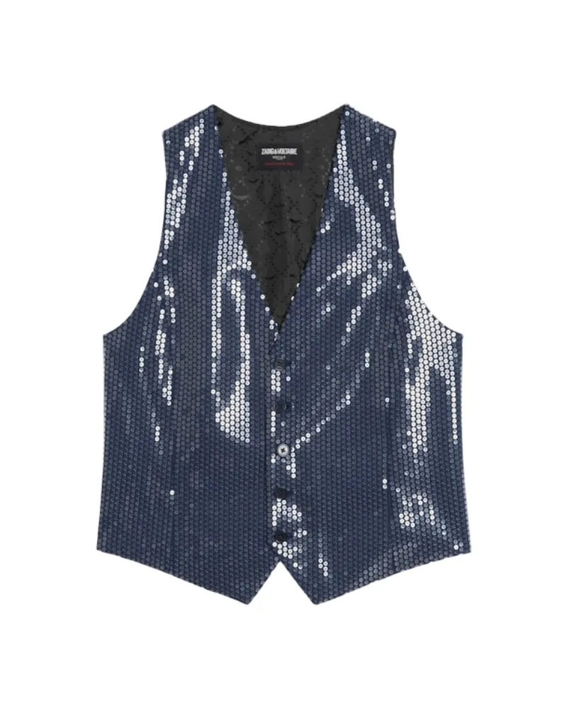 Zadig & Voltaire Weste Emaux Blau