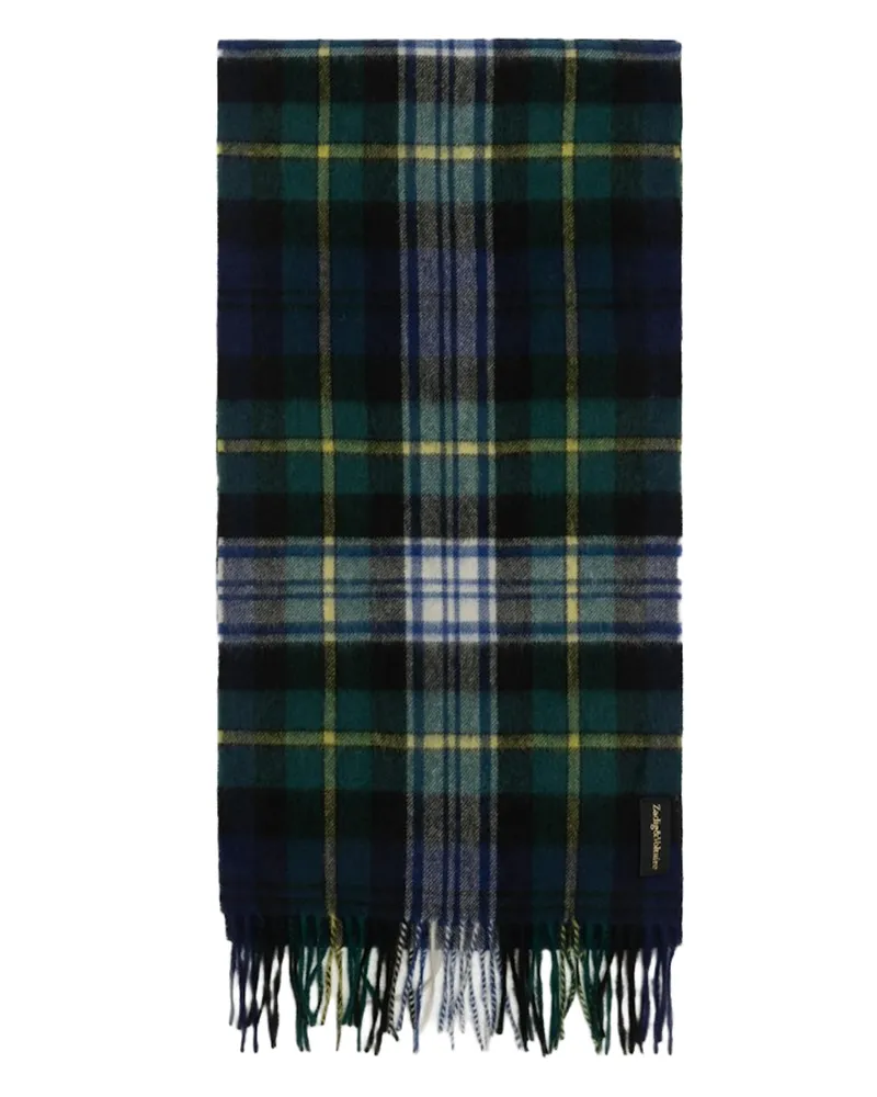 Zadig & Voltaire Tartan Schal Blau
