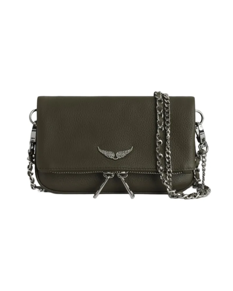 Zadig & Voltaire Rock Mini Clutch Grün