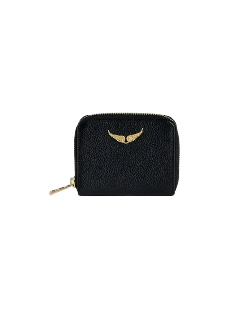 Zadig & Voltaire Mini ZV Geldbörse Schwarz