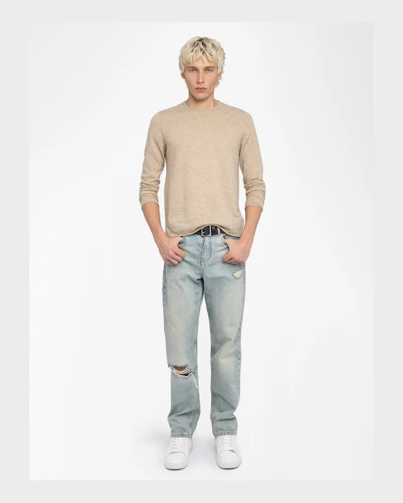 Zadig & Voltaire Pullover Teiss 100% Kaschmir Cream
