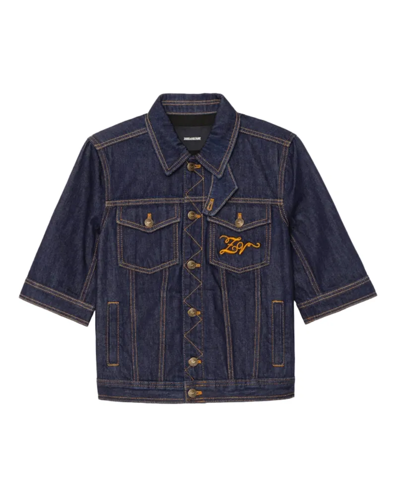 Zadig & Voltaire Jacke Kyo Denim Blau