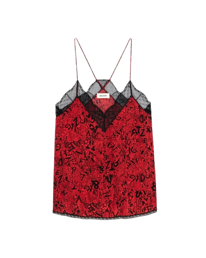Zadig & Voltaire Trägertop Christy Rot