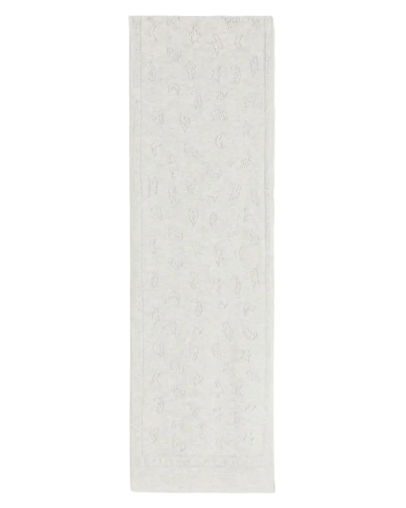 Zadig & Voltaire Schal Demi Pointelle Grau