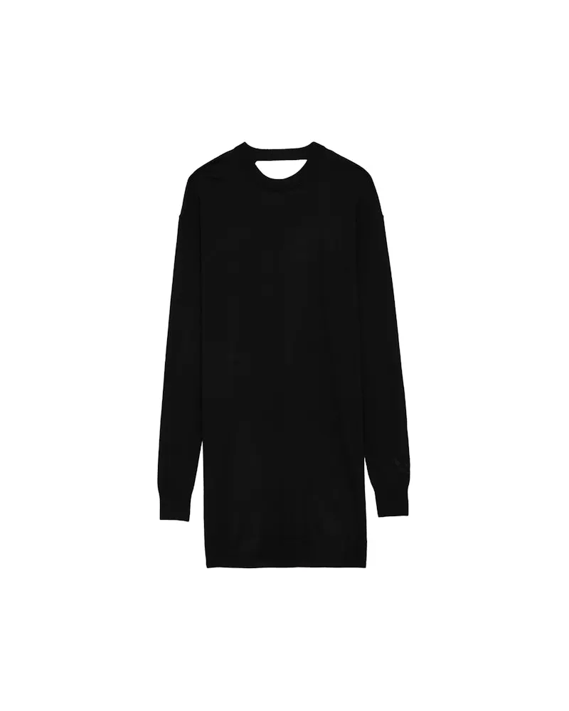 Zadig & Voltaire Kleid Kanjy 100% Wolle Schwarz