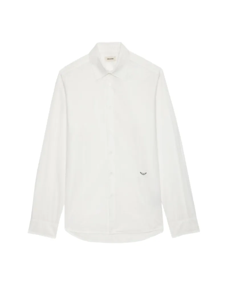 Zadig & Voltaire Hemd Sid Weiß