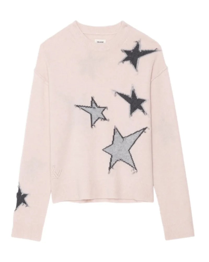 Zadig & Voltaire Pullover Markuz 100% Kaschmir Rosa
