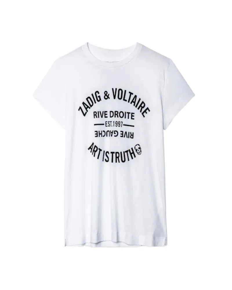 Zadig & Voltaire T-Shirt Walk Weiß