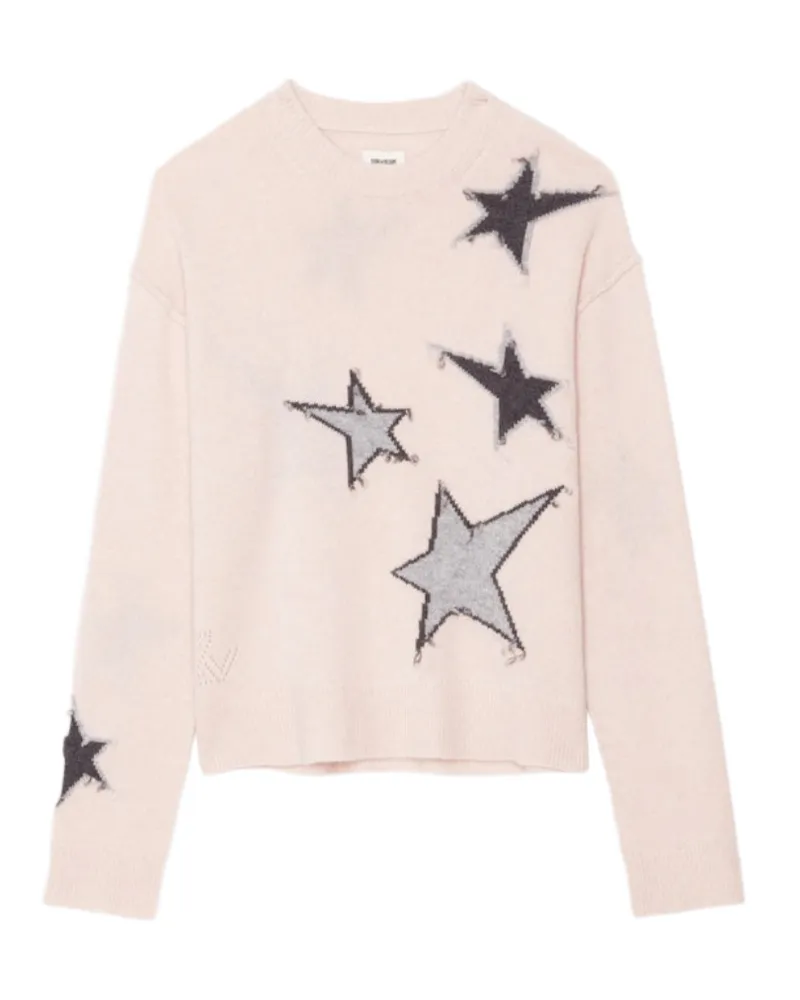 Zadig & Voltaire Pullover Markuz 100% Kaschmir Rosa