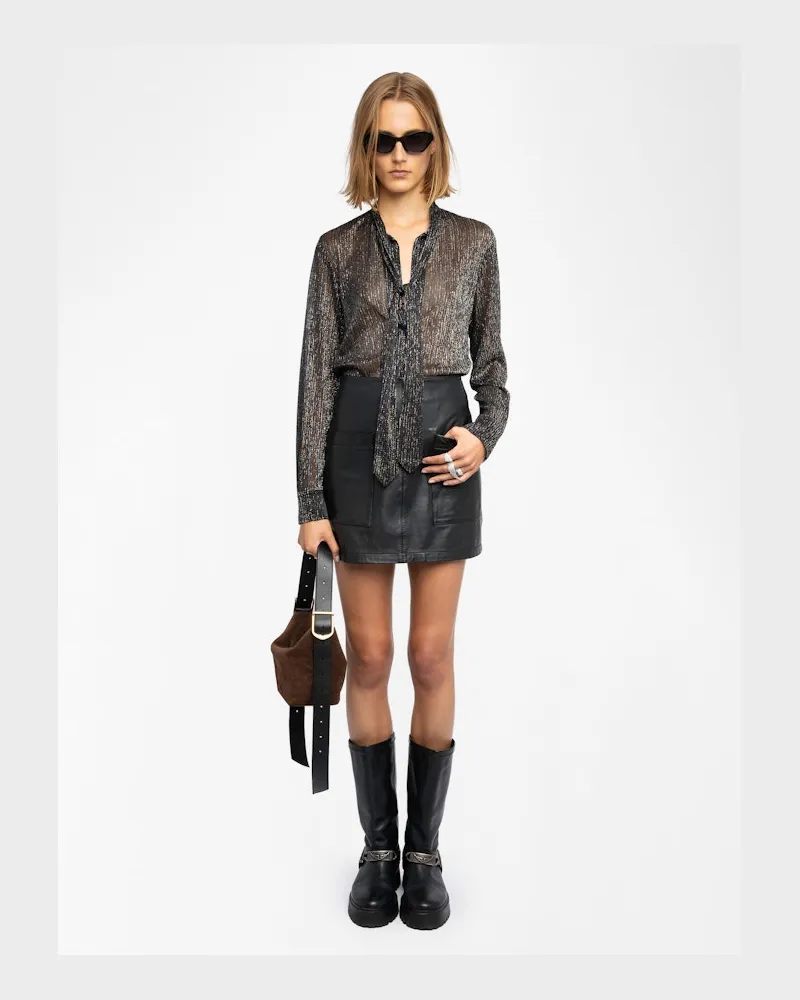 Zadig & Voltaire Hemd Tulba Black