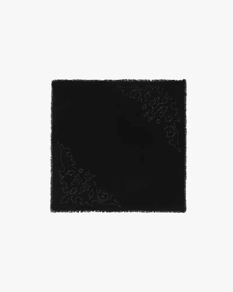 Zadig & Voltaire Schal Stevie Strass Western Black
