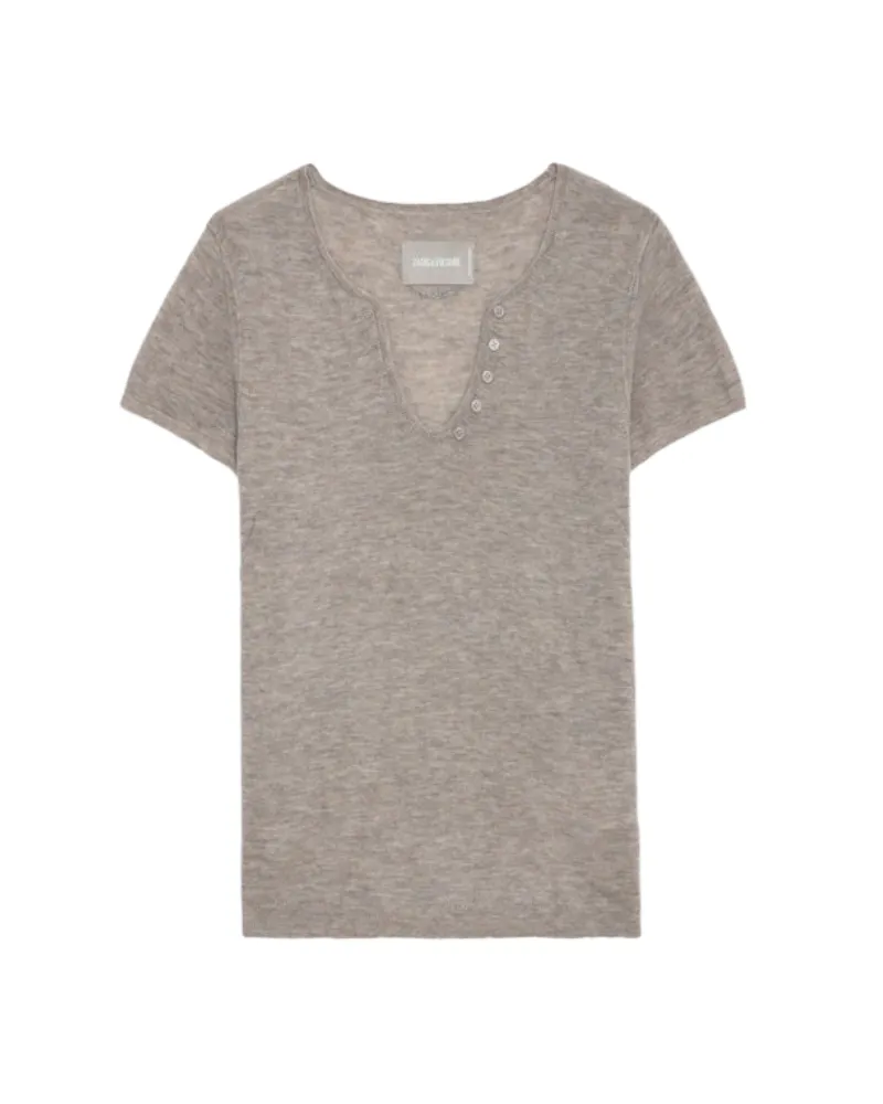 Zadig & Voltaire Pullover Celsy 100% Kaschmir Beige