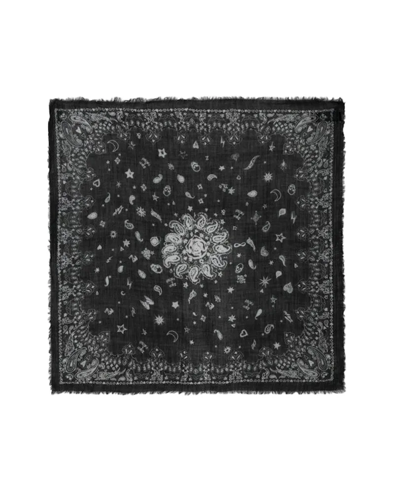 Zadig & Voltaire Schal Nuage Bandana 90 Schwarz