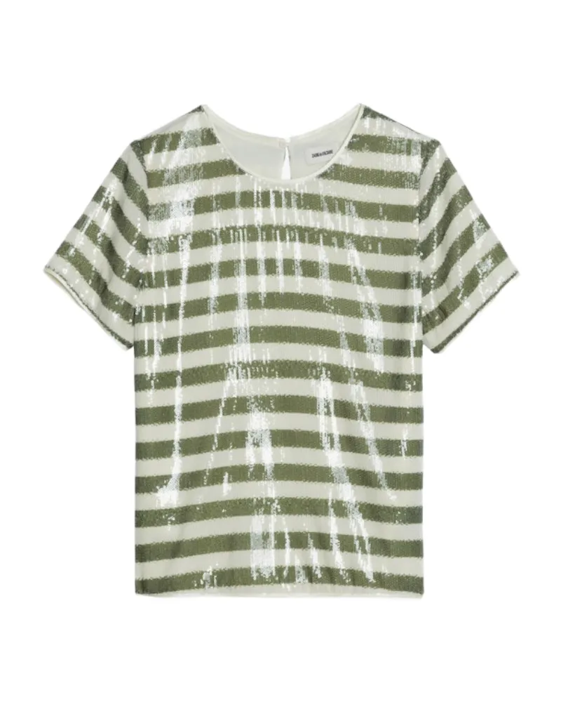 Zadig & Voltaire Top Tchao Grün