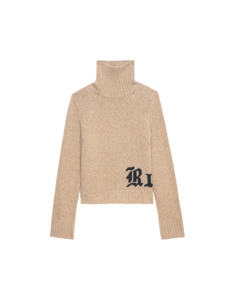Zadig & Voltaire Pullover Nalma 100% Merinowolle Oatmeal