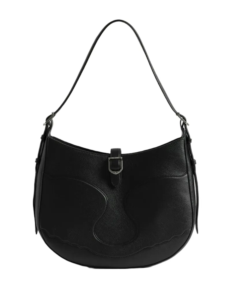 Zadig & Voltaire Moonrise Hobo Tasche Schwarz