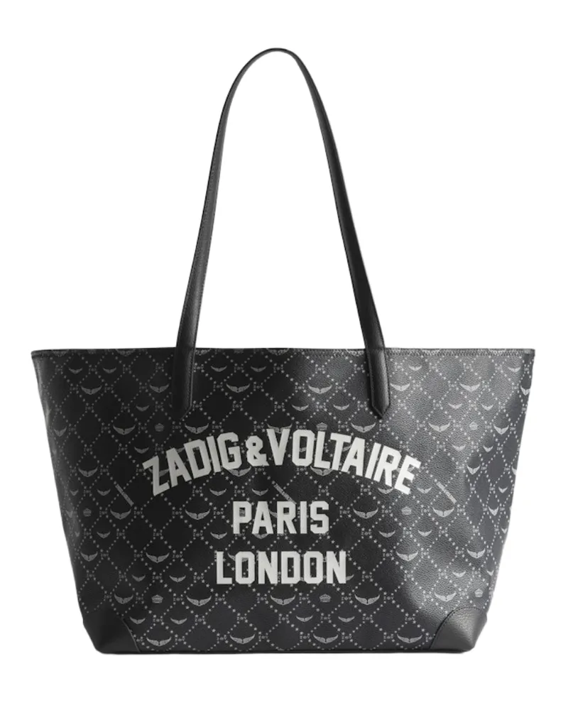 Zadig & Voltaire Z Shopper XL Resort London Tasche Schwarz