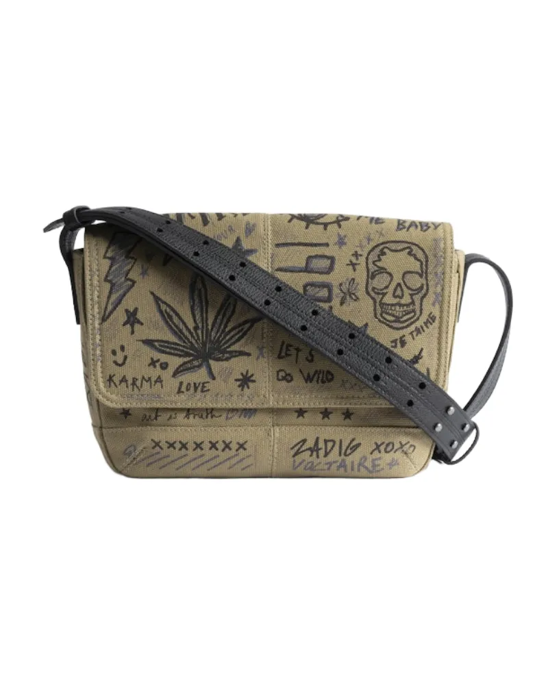 Zadig & Voltaire Tasche Z Camp Satchel Tag Grün