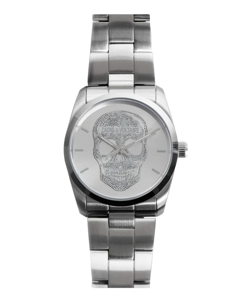 Zadig & Voltaire Zadig Skull Uhr Grau