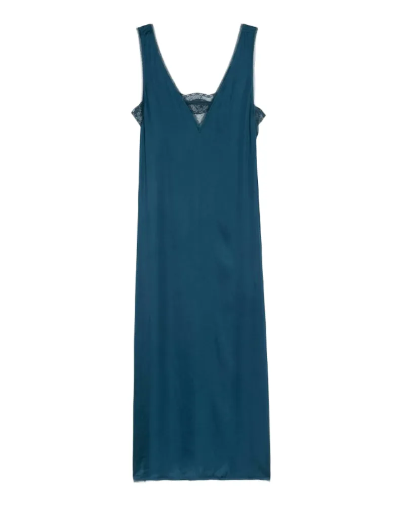 Zadig & Voltaire Kleid Renzo Satin Blau