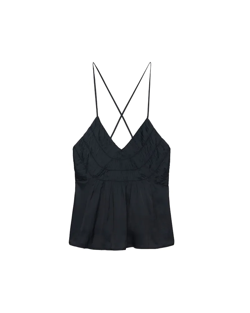 Zadig & Voltaire Caraco Cayonne Satin Schwarz