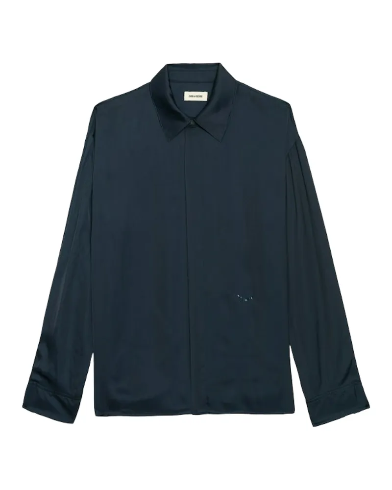 Zadig & Voltaire Tyrica Hemd Blau