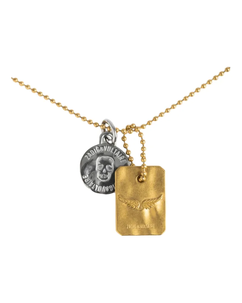 Zadig & Voltaire Lange Chain Halskette Gelb