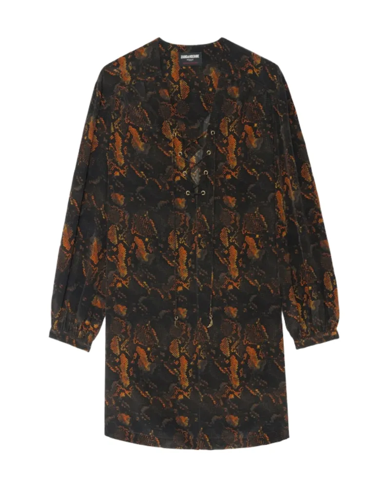 Zadig & Voltaire Kleid Ramela 100% Seide Schwarz