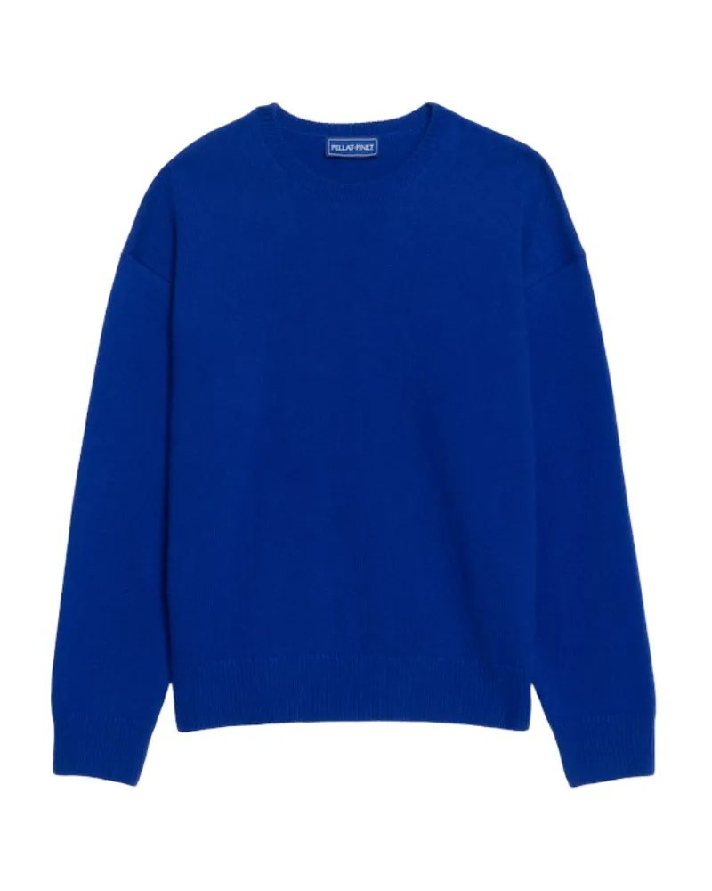 Zadig & Voltaire Pullover Overfav 100% Kaschmir Blau