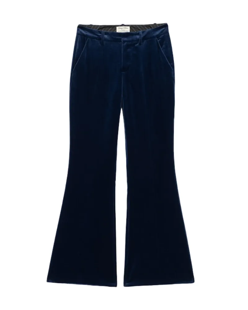 Zadig & Voltaire Prevy Samt-Hose Blau