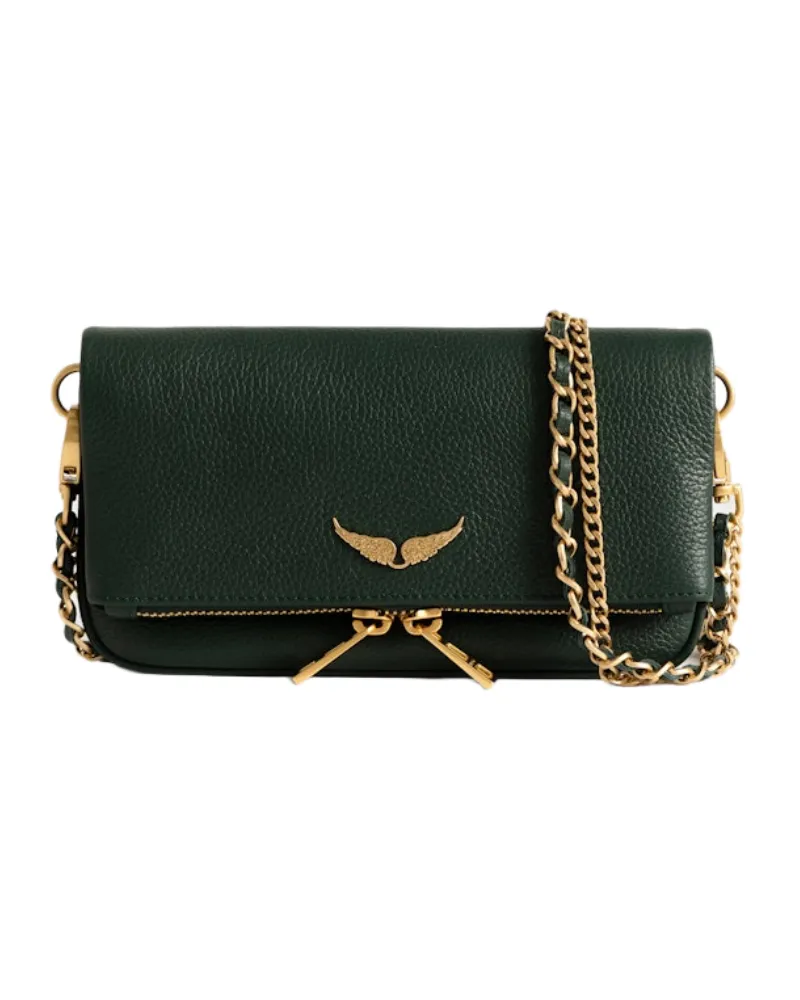 Zadig & Voltaire Rock Mini Clutch Grün
