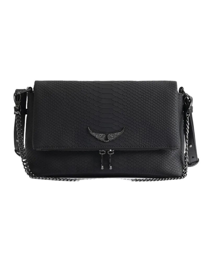 Zadig & Voltaire Tasche Rocky II Soft Savage Schwarz