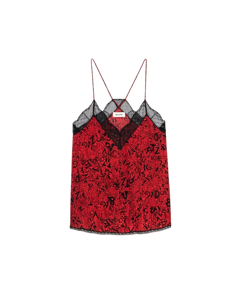 Zadig & Voltaire Trägertop Christy Crimson