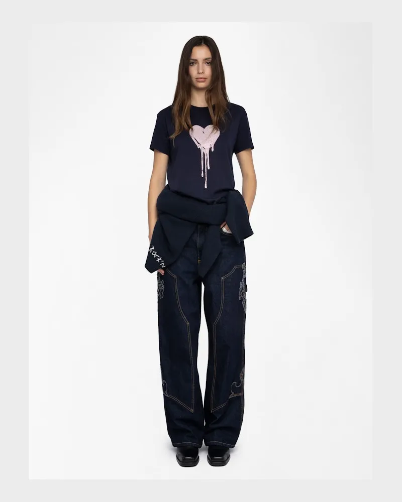 Zadig & Voltaire T-shirt Walk Encre